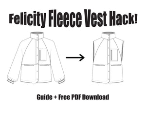 Felicity Fleece Vest Hack + Free PDF Download