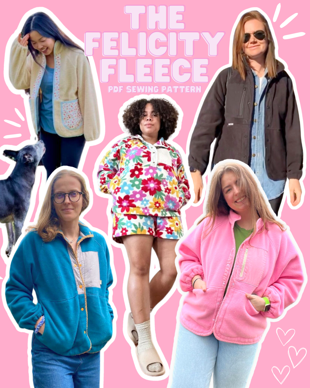 Felicity Fleece PDF Sewing Pattern