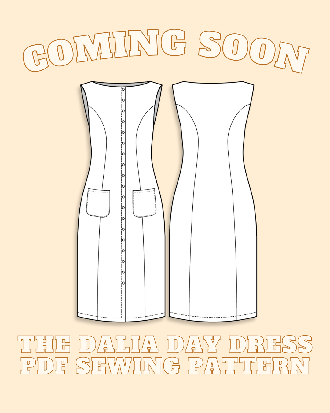 Dalia Day Dress PDF Sewing Pattern